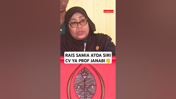 👏RAIS SAMIA ATOA SIRI CV YA PROF JANABI🤔👏🙏 #breaking #globaltv #shortsvideo #viralvideo #youtube