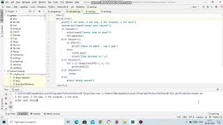 Stack implementation in Python