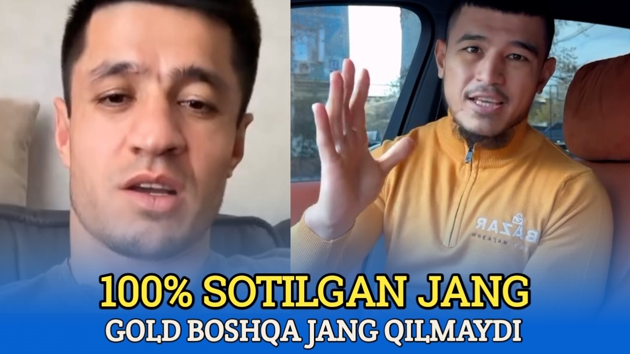 Shohjaxon Ergashev vs Gold Jang 100% Sotilgan Aniq Isbot