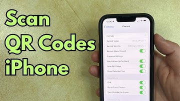 How to Scan QR Codes on an iPhone (Camera App)
