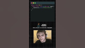 Hello World in Differrent Programming Languages 🖥️#coding #developer #programming #memes #funny #fyp