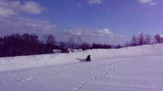 snowtubing - první jízda.AVI