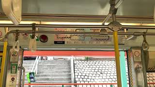 港鐵輕鐵（路綫614P）第三期列車（1107 + 1096）（1096）開關門片段
