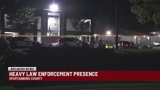 Heavy law enforcement reported in Spartanburg County