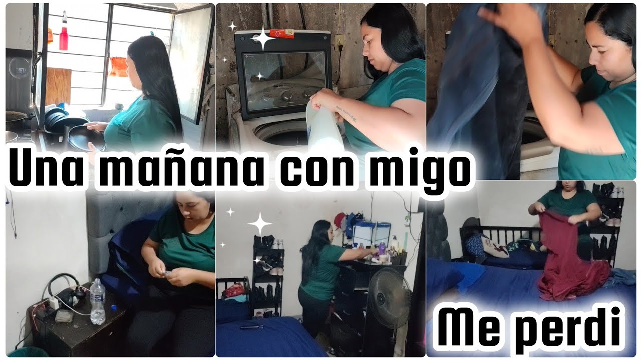 Me perdí 😢 una mañana con migo 🧹🧽🧼