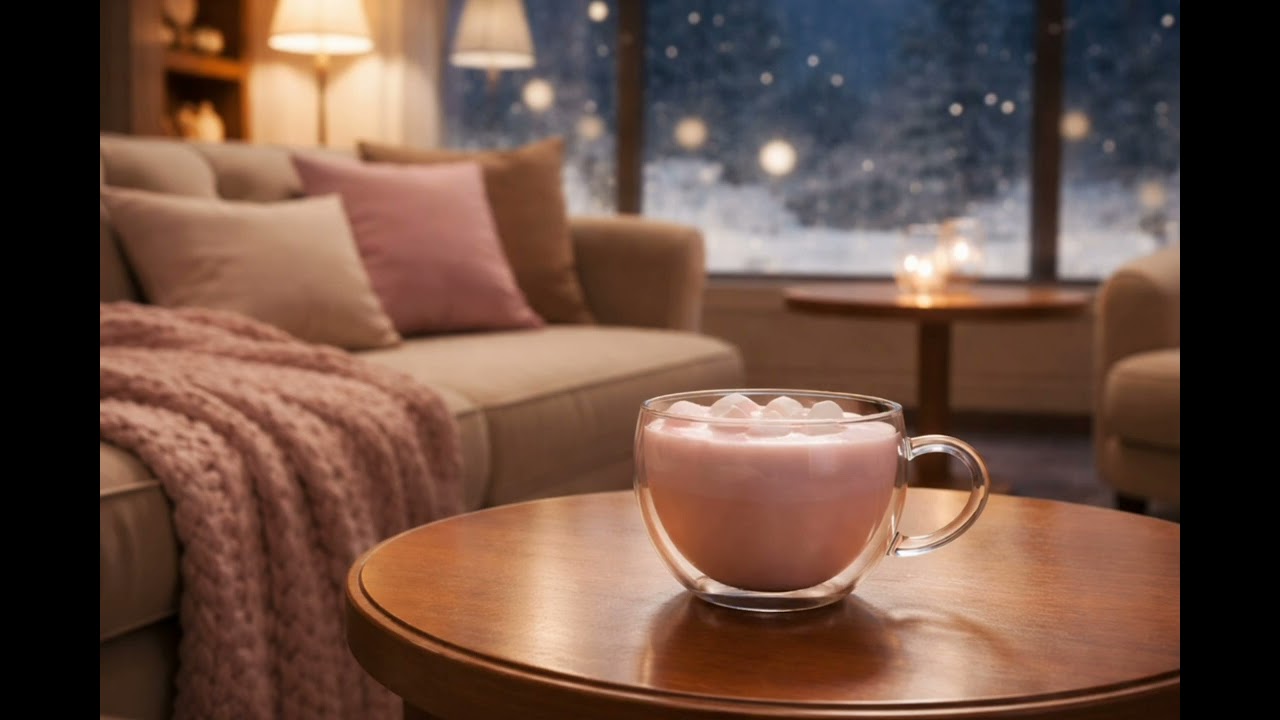 【夜カフェBGM】雪の窓辺で静かに過ごす夜｜Soft Jazz BGM