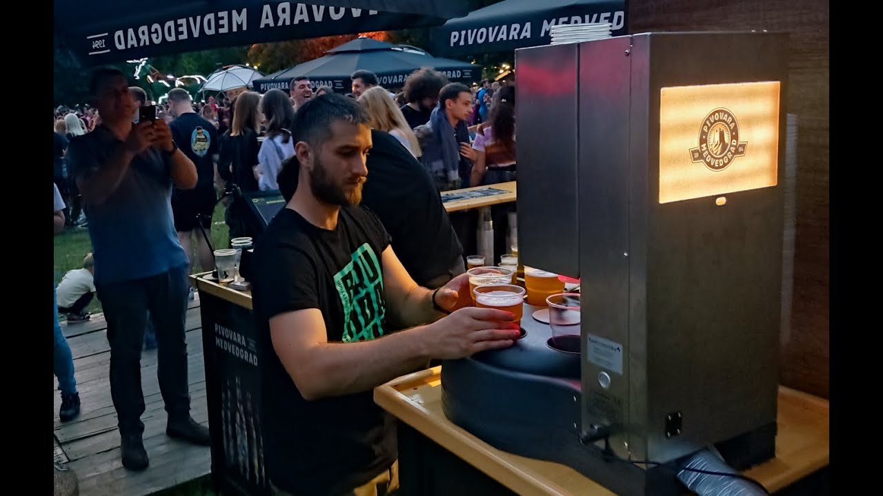 Revolmatic automatski točionik Zagreb Beerfest 2023 YouTube