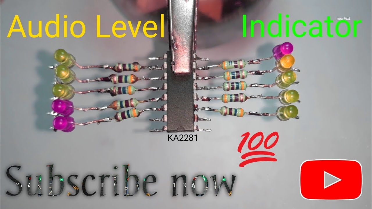 Audio indicator Light VU meter 🤔