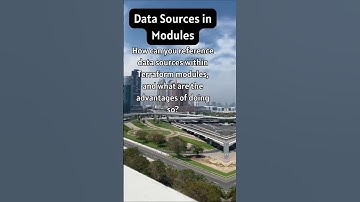 Data Sources in Modules  #shorts  #devops #cloudops #terraform