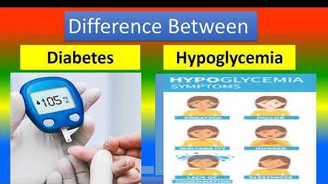 What is the difference between hypoglycemia and diabetes