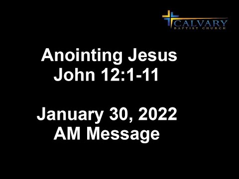 Anointing Jesus