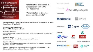 Patient Safety Conference 221003 Part 2 - Patient Safety