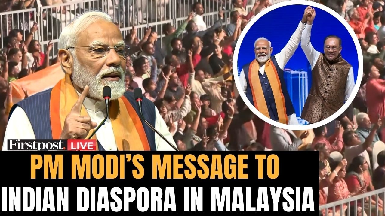 LIVE: Indian PM Narendra Modi Address Indian Diaspora at MIECC in Kuala Lumpur, Malaysia |  N18G