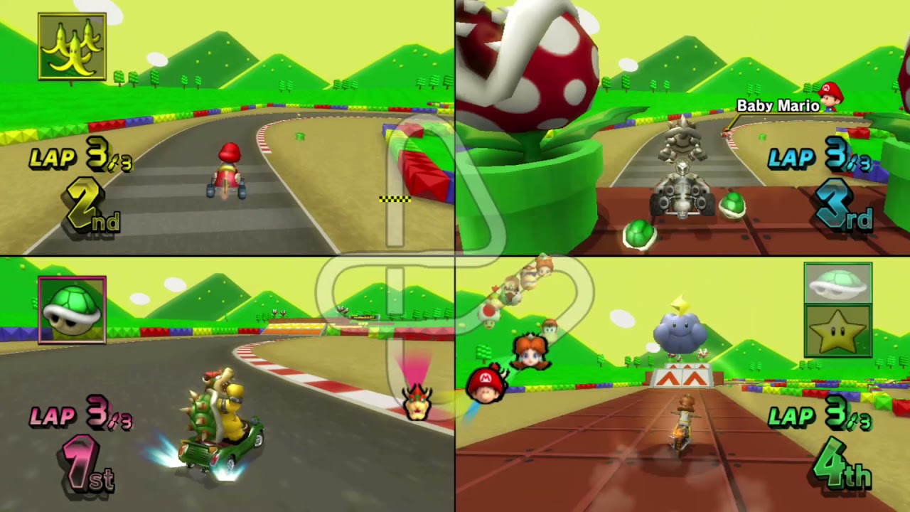 Mario Kart Wii Custom Tracks ✦ 4 Players #080