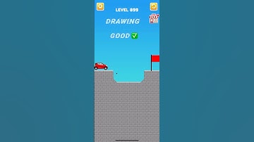 draw bridge puzzle game play level 899 #gaming #drawing #Shorts