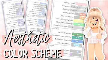 20 AESTHETIC & SOFT PRIMARY COLOR THEMES 🌈 (RGB CODES) + TUTORIAL | 0.9.2 UPDATE (Bloxburg)|Axrielii