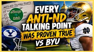 Every Anti Notre Dame Trope Proven True vs BYU☘️