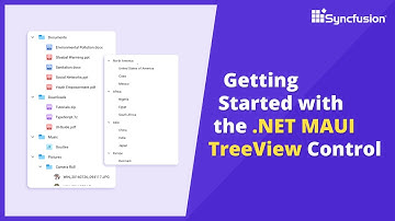 Getting Started with the .NET MAUI TreeView Control