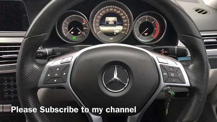 How to reset service maintenance indicator light on Mercedes E Class 2013-2016