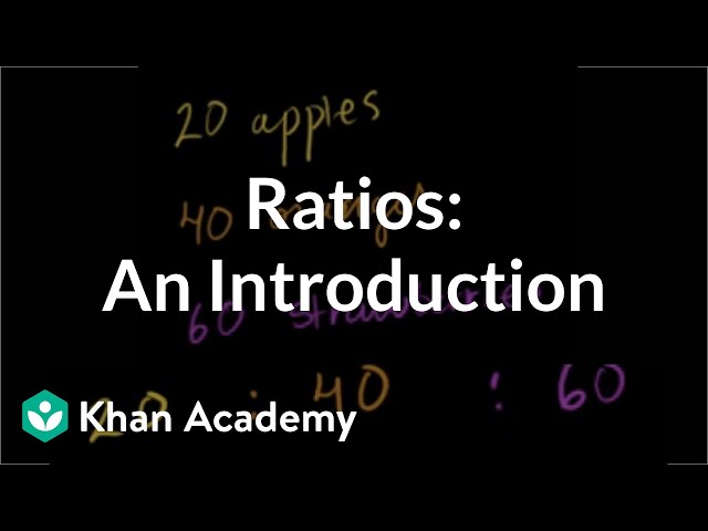 Introduction to ratios | Ratios, proportions, units, and rates | Pre-Algebra | Khan Academy