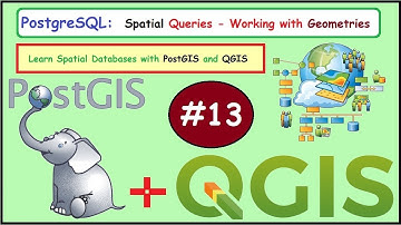 Spatial Queries - Working with Geometries PostGIS | PostgreSQL | QGIS | 13 |  @GISSchools