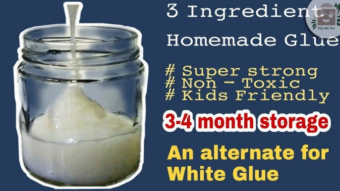 INCREDIBLE!!! EXTRA STRONG HOMEMADE GLUE 💪 for paper, cardboard, wood,  etc. 