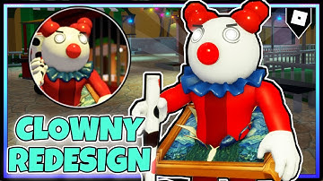 HOW TO GET "CLOWNY REDESIGN CONCEPT" BADGE in ACCURATE PIGGY RP THE RETURN!
