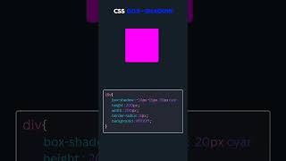CSS Box Shadow Property explained #html#css#tipsandtricks#shorts#viral#coding