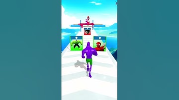 Superhero Gameplay | Tall Man Run & Big Man Run Game | Running Challenge