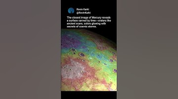 The closest image ever taken of Planet Mercury #astronomy #space