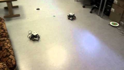 Omnidirectional robots: square movement without correction