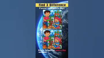 【Find The Difference】Only Smart Minds Can Spot All 3 Errors! 125 #Shorts