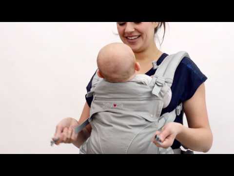 Babylonia Flexia  Instructions for Front carry with parallel shoulder straps