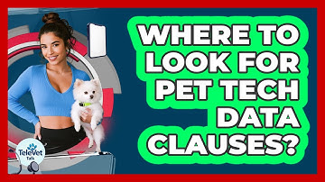 Where To Look For Pet Tech Data Clauses?