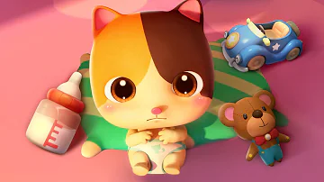 Don't Cry, Baby Kitten | Baby Care | Diaper Change | BabyBus - Kids Songs and Cartoons