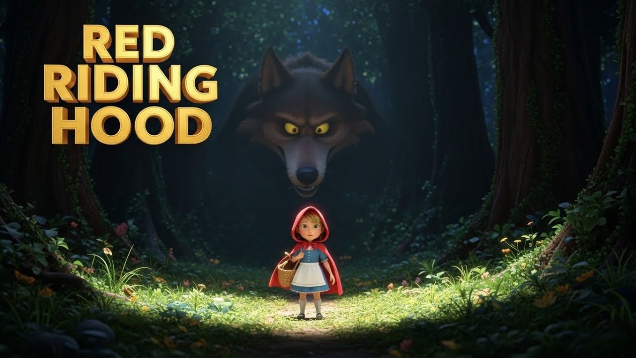 🌟 Little Red Riding Hood: A Whimsical Animated Tale of Kindness and Caution 🍎🌟