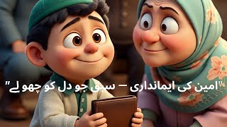Amin and the Lost Wallet – A Heart-Touching Islamic Moral Story for Kids (3 Minutes)