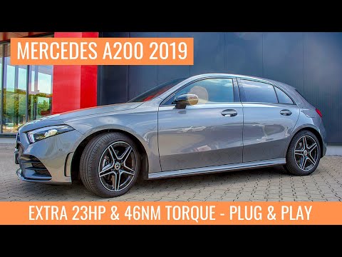 Mercedes A-Class 2019 A200 Dyno & Chip Tuning with DTE Systems PowerControl X - Plug & Play 3 Maps