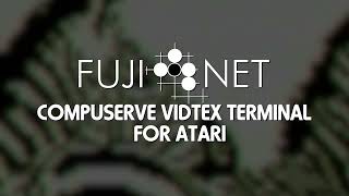 #FujiNet: Demoing the #atari8bit Compuserve VIDTEX Terminal Emulator #videotex #teletext
