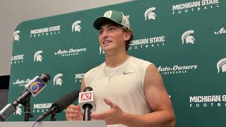 MSU QB Alessio Milivojevic on First Day of Training Camp