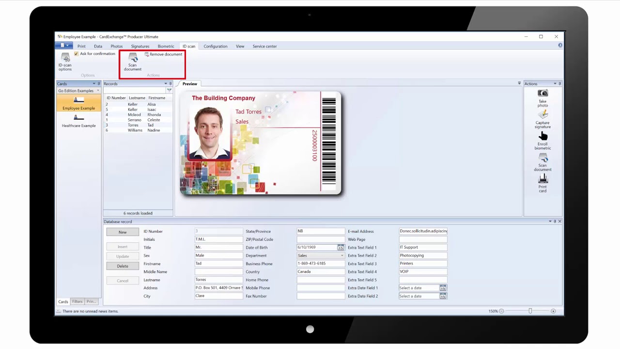 CardExchange ID Card Software Overview YouTube