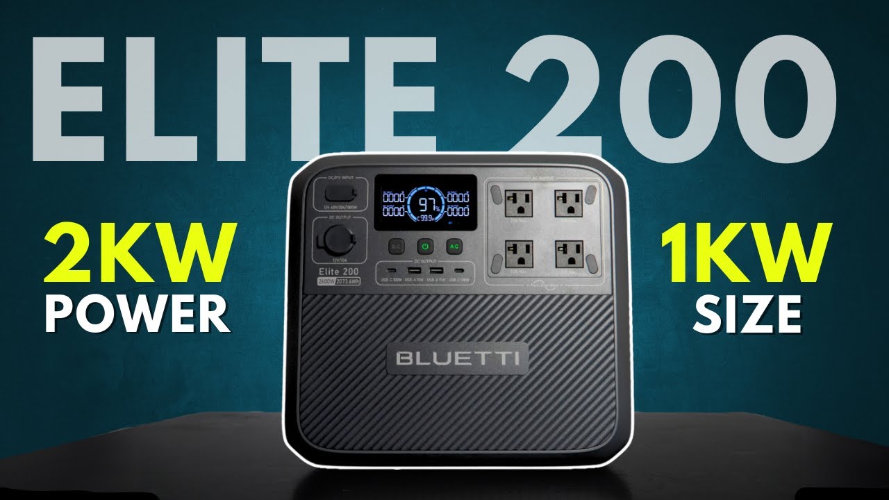 Bluetti Elite 200 V2 - A MASSIVE Leap Forward for Portable Powerstations