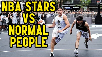 NBA Stars vs Regular People MiX