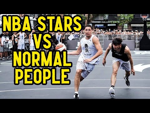 NBA Stars vs Regular People MiX