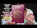 How to apply for BABY'S FIRST BRITISH PASSPORT online 🇬🇧 (step-by-step)| UK | 2020