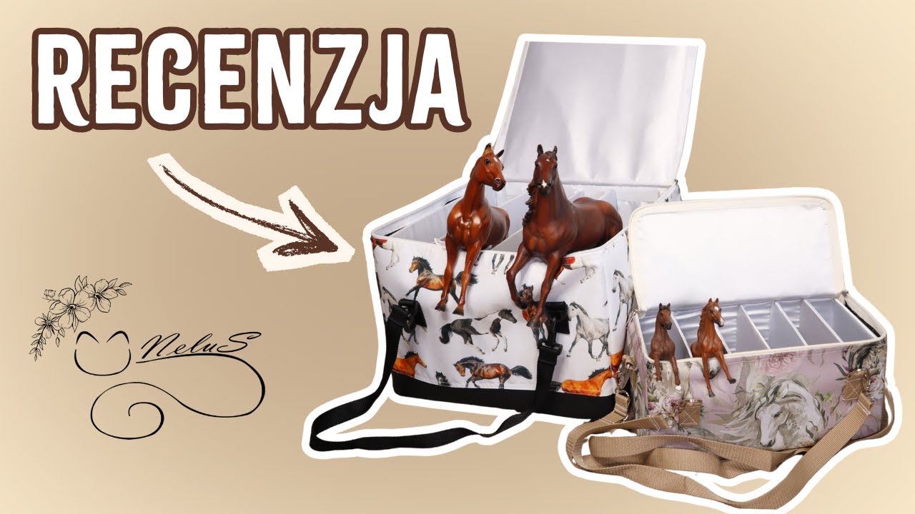 Moje nowe torby na modele koni! | Breyer, Schleich, Collecta | Recenzja NeluS Handmade |