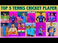 Top 5 tennis cricket batsman 2024 top 5 india tennis cricket  5     