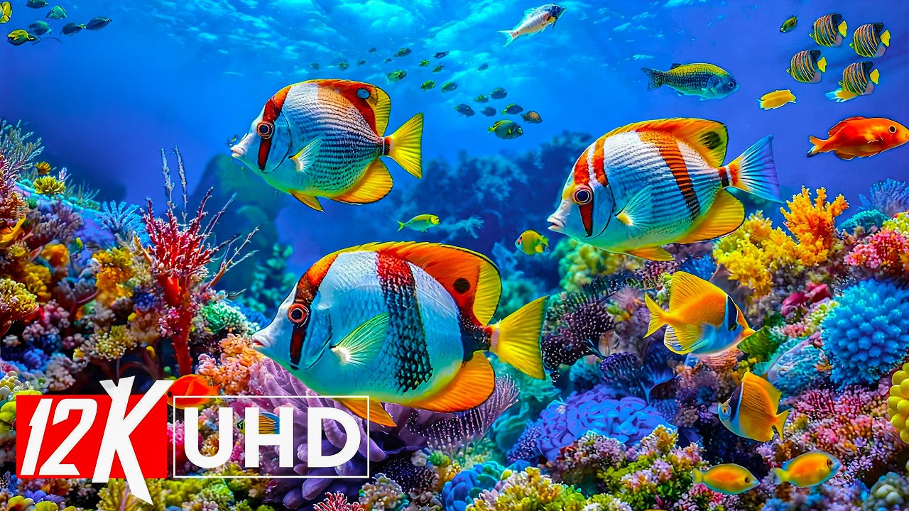 🌊 12K Ocean Serenity 🐠 Relaxing Underwater World for Deep Sleep