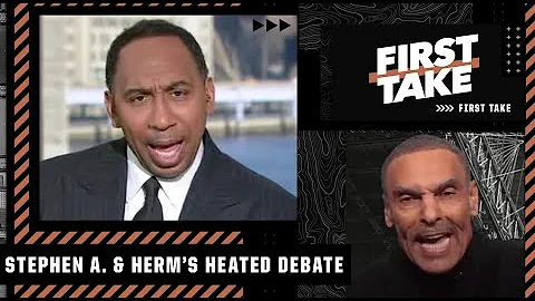 Stephen A. & Herm Edwards get into a HEATED debate...