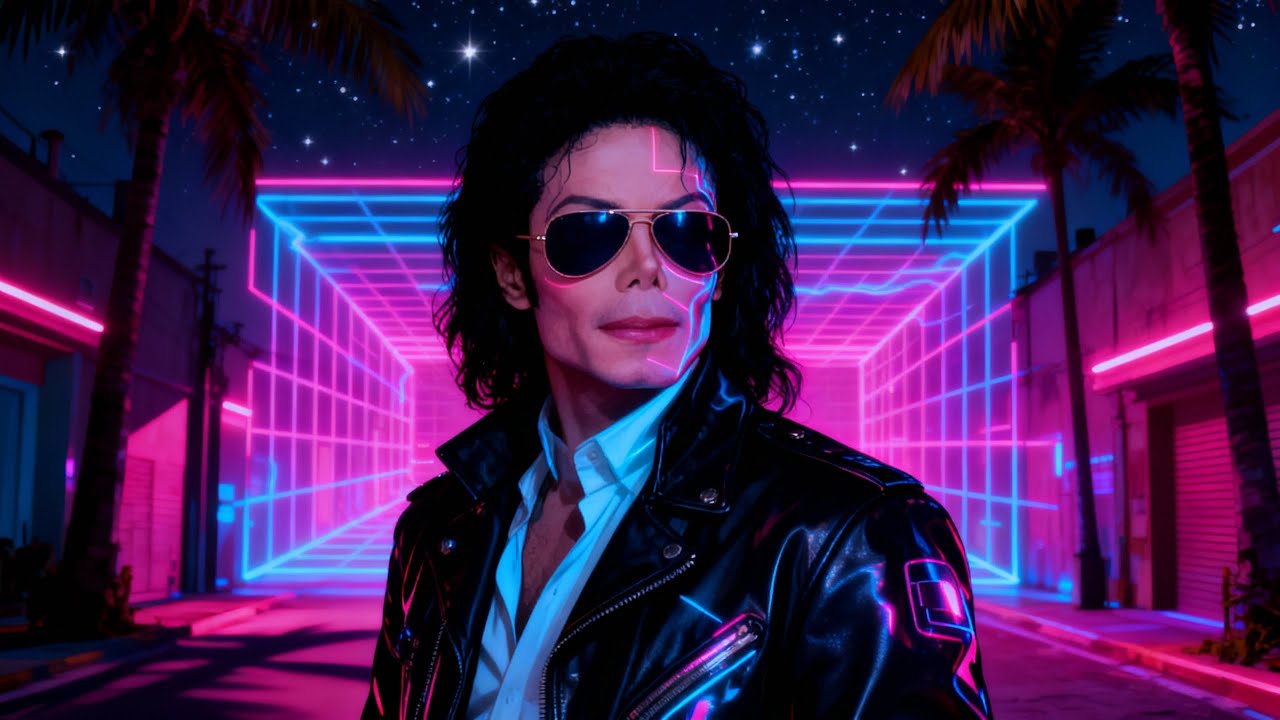 Michael Jackson - Billie Jean (AI 80s Synthwave Cover) 